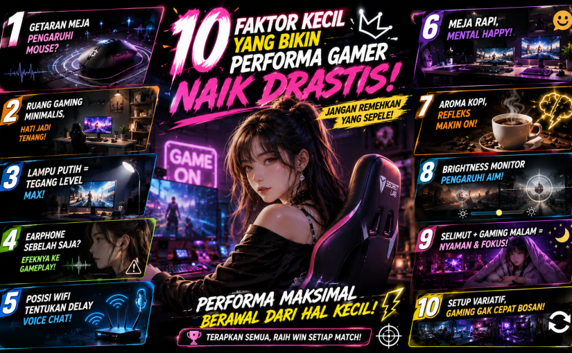Desain Ruang Gaming Minimalis: Rahasia Main Game Tetap Tenang